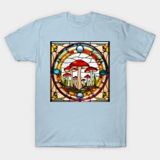 Red Mush Flush Stained Glass T-Shirt